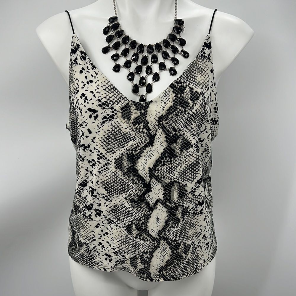Vibe snake print extra large cropped stretchy cami